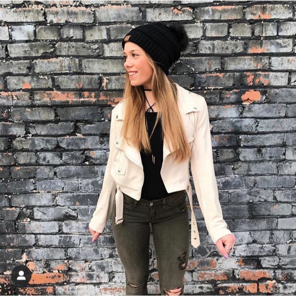 NWOT Signature8 Suede Cropped Jacket